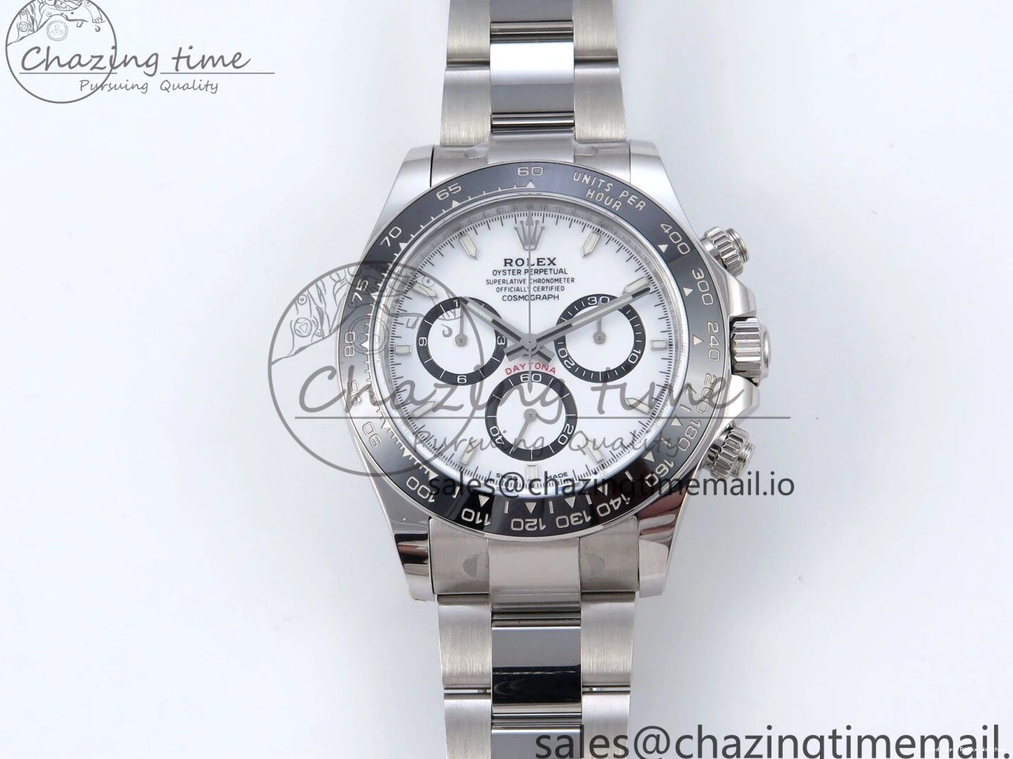 AAA Replica Watches SS White 126500 on SH Best 904L Edition 862 Daytona 1:1 Bracelet QF+ Steel Dial Reliable 1224